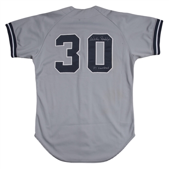 1987 Willie Randolph Game Used and Signed New York Yankees Road Jersey - All Star Season (Randolph LOA)